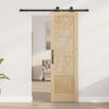 Liukuovi ORKDAL 61 x 198,5 cm Täysi mänty Luonnollinen