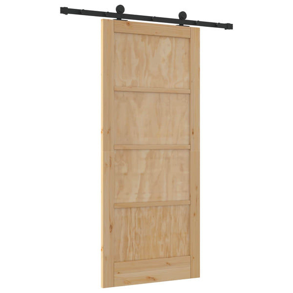 Liukuovi ORKDAL 86 x 198,5 cm Täysi mänty Luonnollinen
