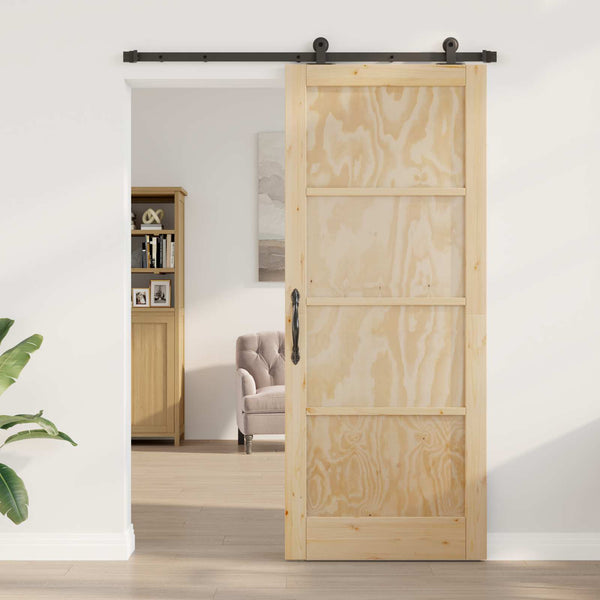 Liukuovi ORKDAL 86 x 211 cm Täysi mänty Luonnollinen