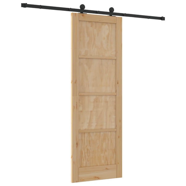 Liukuovi ORKDAL 73,5 x 211 cm Täysi mänty Luonnollinen