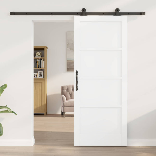 Liukuovi ORKDAL 83 x 202 cm Täysi mänty valkoinen