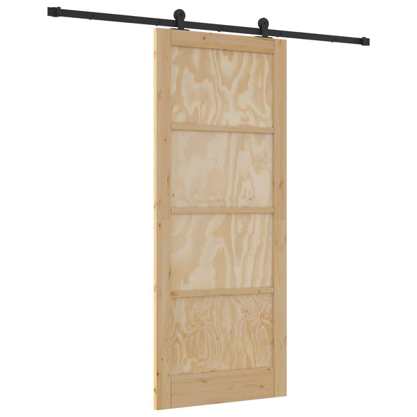 Liukuovi ORKDAL 86 x 211 cm Täysi mänty Luonnollinen