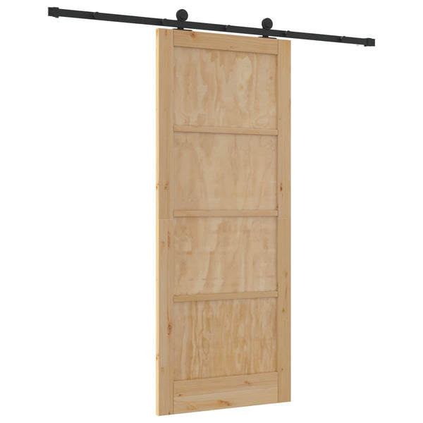 Liukuovi ORKDAL 86 x 211 cm Täysi mänty Luonnollinen