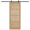 Liukuovi ORKDAL 86 x 211 cm Täysi mänty Luonnollinen