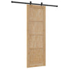 Liukuovi Luonnollinen ja musta 73,5 x 211 cm Täysi mänty