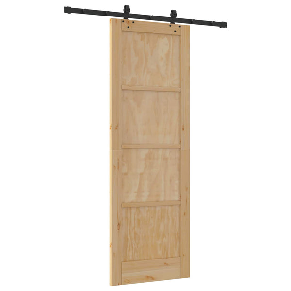 Liukuovi ORKDAL 73,5 x 211 cm Täysi mänty Luonnollinen