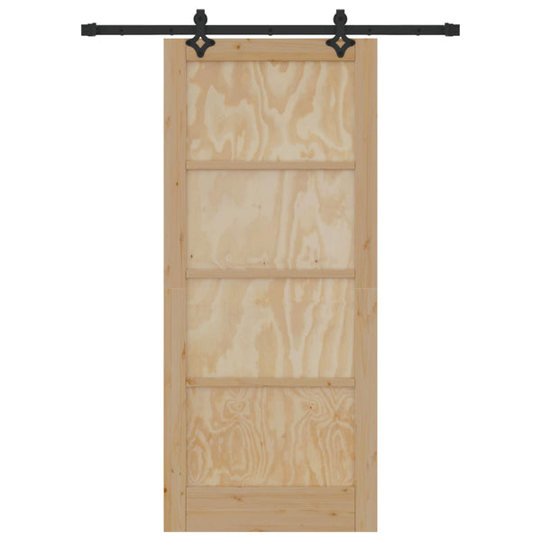 Liukuovi ORKDAL 86 x 198,5 cm Täysi mänty Luonnollinen