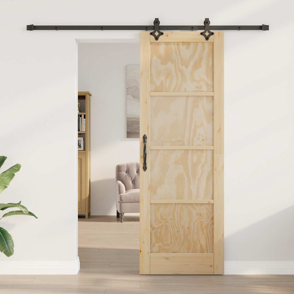 Liukuovi ORKDAL 73,5 x 211 cm Täysi mänty Luonnollinen