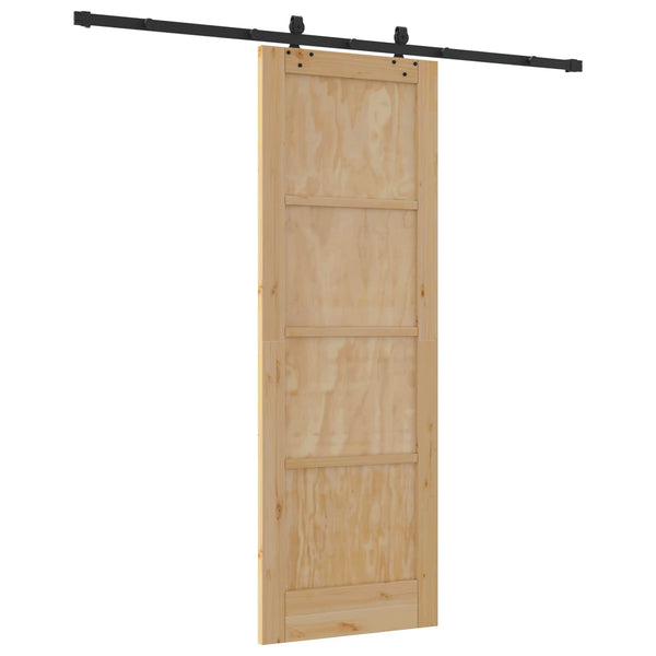 Liukuovi ORKDAL 73,5 x 211 cm Täysi mänty Luonnollinen