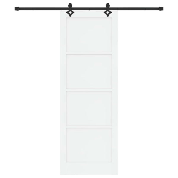 Liukuovi ORKDAL 83 x 232 cm Täysi mänty valkoinen