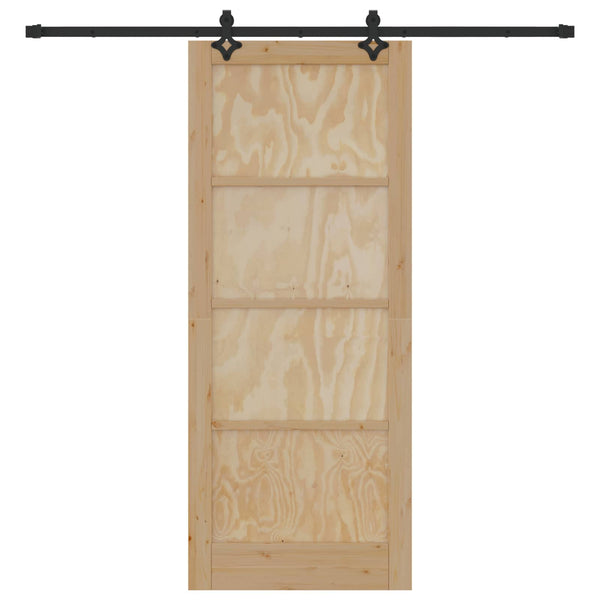 Liukuovi ORKDAL 86 x 211 cm Täysi mänty Luonnollinen