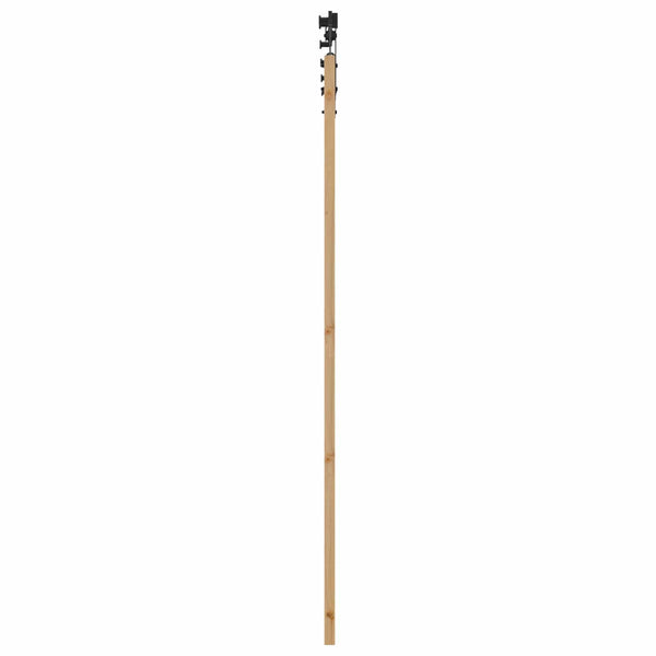 Liukuovi ORKDAL 73,5 x 211 cm Täysi mänty Luonnollinen ja musta