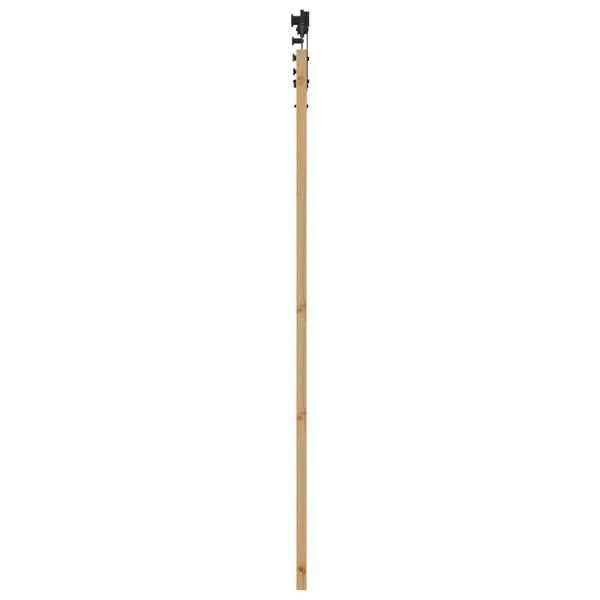 Liukuovi ORKDAL 86 x 198,5 cm Täysi mänty Luonnollinen ja musta