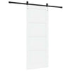 Liukuovi ORKDAL 83 x 202 cm Täysi mänty Valkoinen ja musta