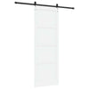 Liukuovi ORKDAL 83 x 232 cm Täysi mänty Valkoinen ja musta