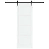 Liukuovi ORKDAL 83 x 232 cm Täysi mänty Valkoinen ja musta