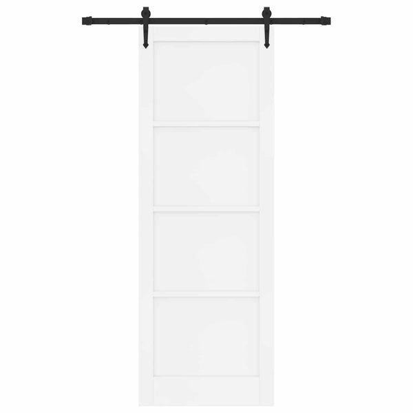 Liukuovi ORKDAL 83 x 232 cm Täysi mänty valkoinen