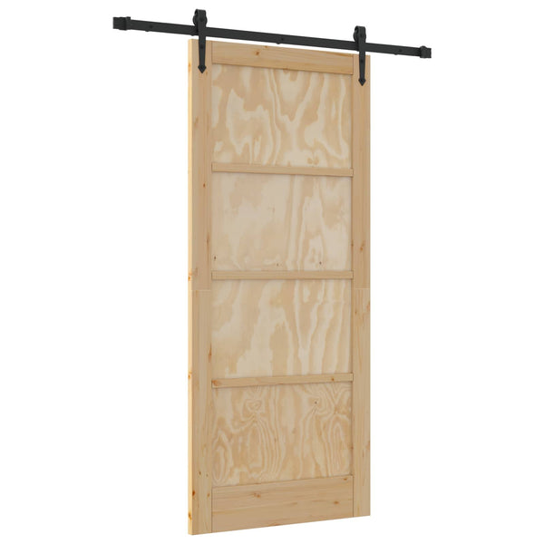 Liukuovi ORKDAL 86 x 198,5 cm Täysi mänty Luonnollinen