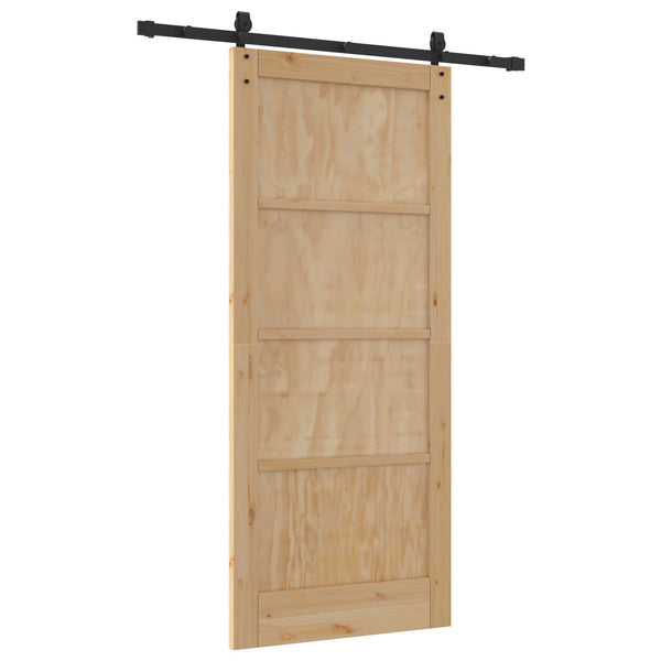 Liukuovi ORKDAL 86 x 198,5 cm Täysi mänty Luonnollinen