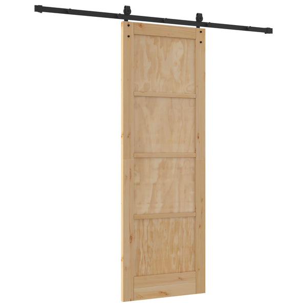Liukuovi ORKDAL 73,5 x 211 cm Täysi mänty Luonnollinen