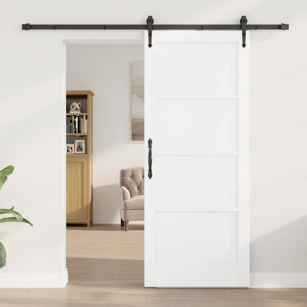 Liukuovi ORKDAL 83 x 202 cm Täysi mänty valkoinen