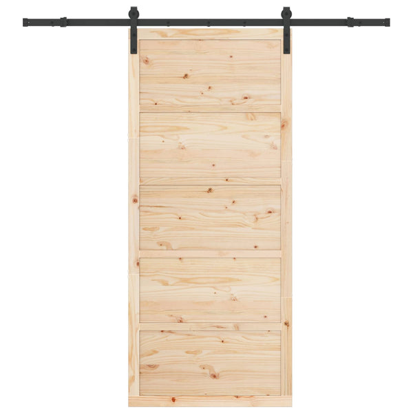 Liukuovi Luonnollinen 90 x 208 cm Täysi mänty