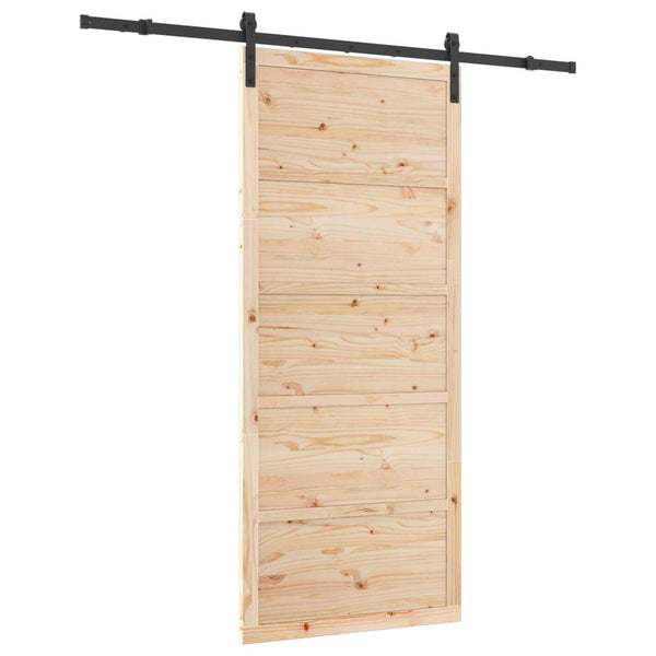Liukuovi Luonnollinen 80 x 208 cm Täysi mänty