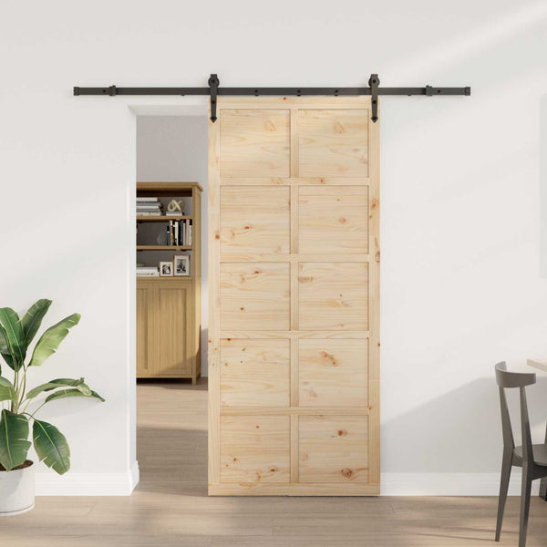 Liukuovi Luonnollinen 90 x 208 cm Täysi mänty