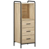 Kylpyhuoneen kaappisetti 3 kpl Sonoma-tammi 40 x 36 x 109,5 cm
