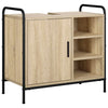 Kylpyhuoneen kaappisetti 3 kpl Sonoma-tammi 40 x 36 x 181 cm