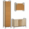 Kylpyhuoneen kaappisetti 3 kpl Sonoma-tammi 40 x 36 x 181 cm