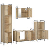 Kylpyhuoneen kaappisetti 4 kpl Sonoma-tammi 40 x 36 x 181 cm