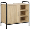 Kylpyhuoneen kaappisetti 4 kpl Sonoma-tammi 40 x 36 x 181 cm