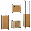 Kylpyhuoneen kaappisetti 4 kpl Sonoma-tammi 40 x 36 x 200,5 cm