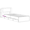 Sängynrunko säilytyksellä ja päänäytöllä Artisaanitammi