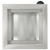 Puutarhan istutuslaatikko LED-valolla Hopea 30 x 30 x 30 cm