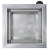Puutarhan istutuslaatikko LED-valolla Hopea 30 x 30 x 30 cm