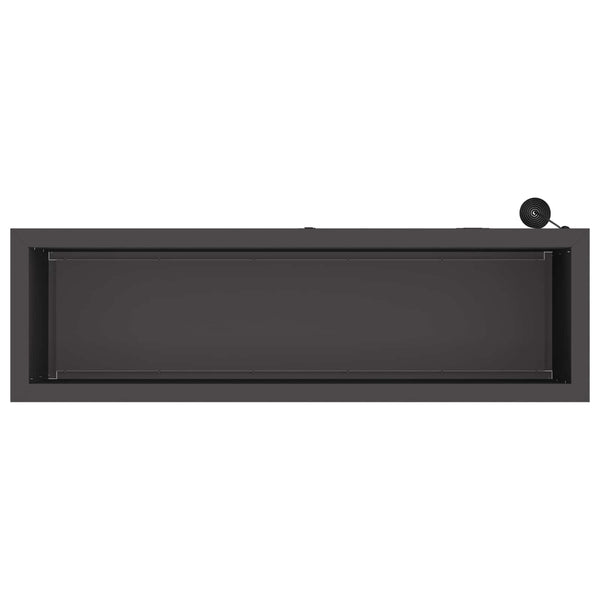 Puutarhan istutuslaatikko LED-valolla 2 kpl Musta