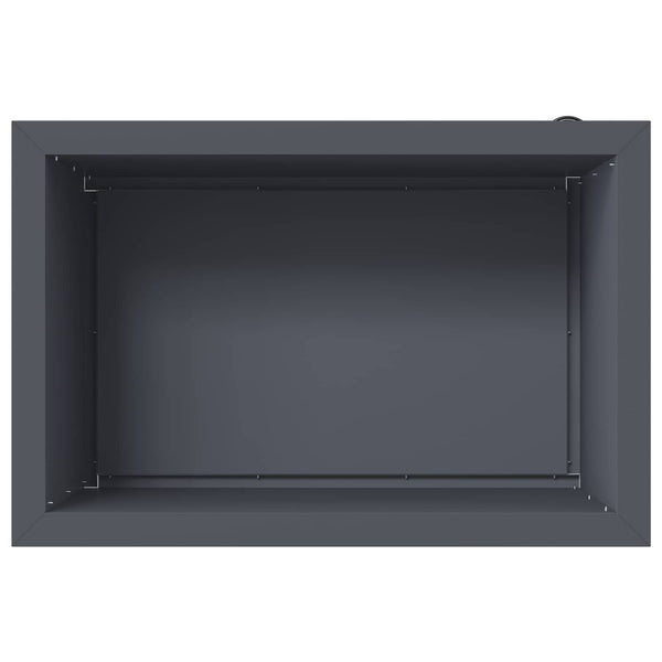 Puutarhan istutuslaatikko LED-valolla Antrasiitti