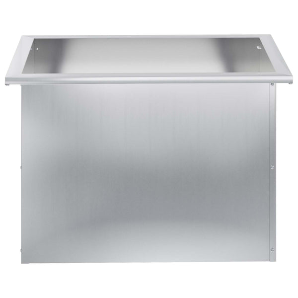 Puutarhan istutuslaatikko LED-valolla Hopea 40 x 60 x 40 cm