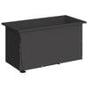 Puutarhan istutuslaatikko LED-valolla Musta 40 x 80 x 40 cm