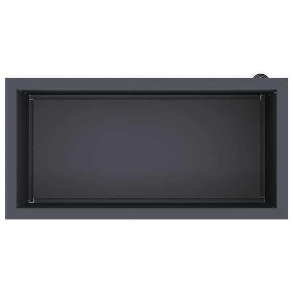 Puutarhan istutuslaatikko LED-valolla Antrasiitti