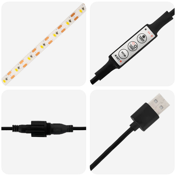 Puutarhan istutuslaatikko LED-valolla Oliivinvihreä