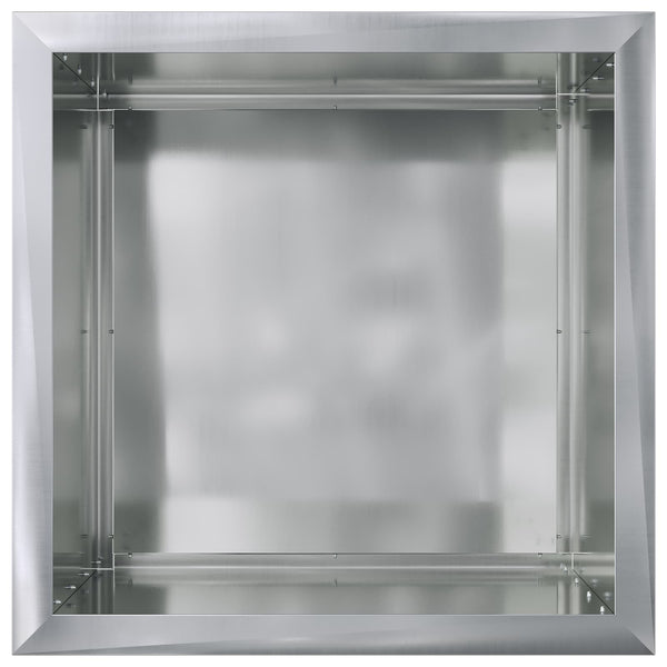Puutarhan istutuslaatikko LED-valolla Hopea 50 x 50 x 48 cm