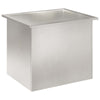 Puutarhan istutuslaatikko LED-valolla Hopea 50 x 60 x 48 cm