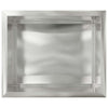 Puutarhan istutuslaatikko LED-valolla Hopea 50 x 60 x 48 cm