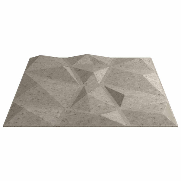 Seinäpaneelit 24 kpl 50 x 50 cm Betoninharmaa XPS Vaahdon