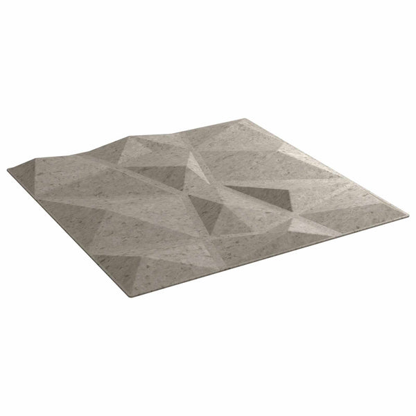 Seinäpaneelit 48 kpl 50 x 50 cm Betoninharmaa XPS Vaahdon