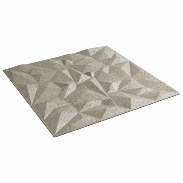 Seinäpaneelit 12 kpl 50 x 50 cm Ametistibetoni XPS Vaahdon