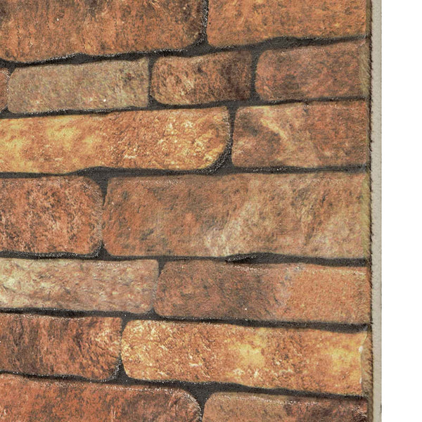 Seinäpaneelit 10 kpl 100 x 50 cm Ruskea ja valkoinen